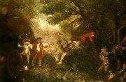 Sir Joshua Reynolds ralph howard,s escapade France oil painting artist